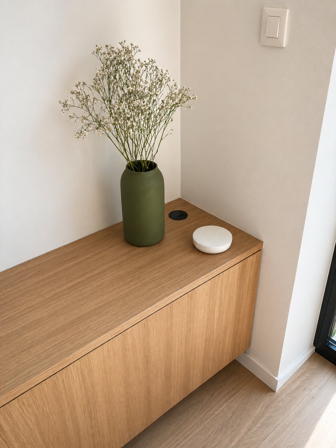 Meuble bas, détail décoratif